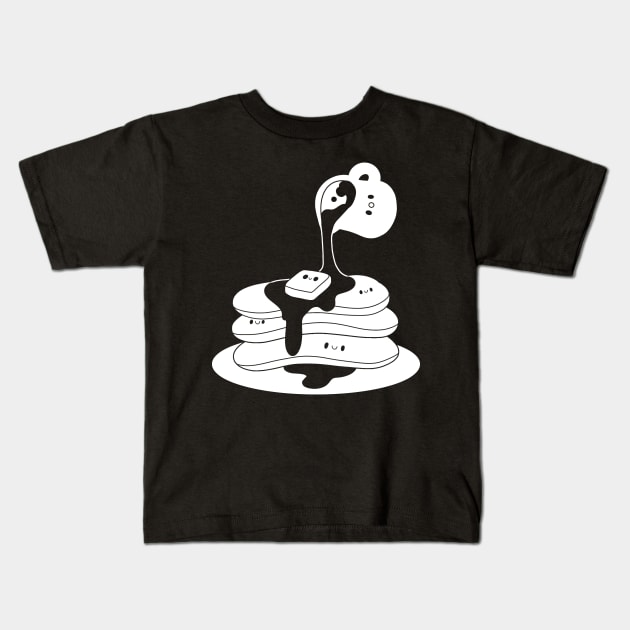 Down To Pancake Kids T-Shirt by TurboErin